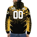 custom missouri tigers brick motion black windbreaker jacket best selling