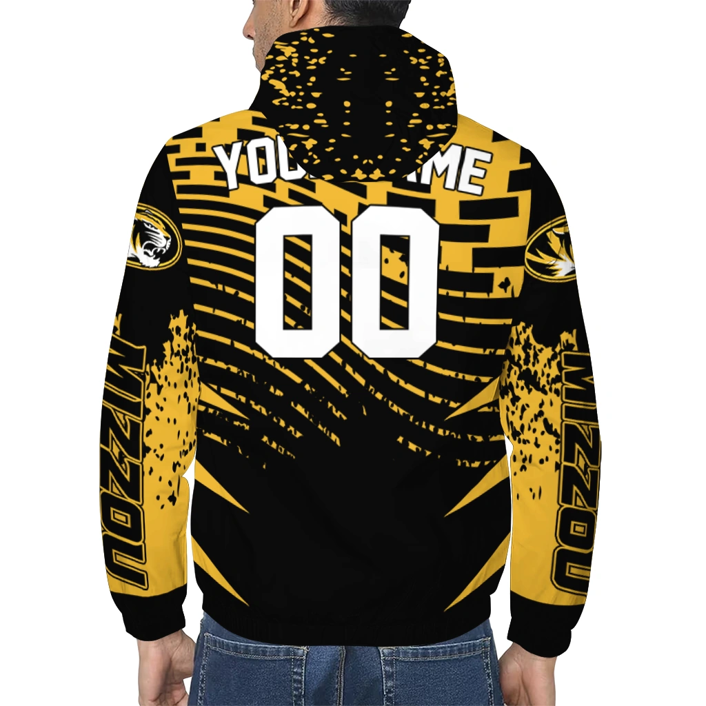 custom missouri tigers brick motion black windbreaker jacket trendy custom missouri tigers brick motion black windbreaker jacket trendy