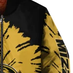 custom missouri tigers burst splatter black bomber jacket best selling