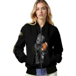 custom missouri tigers groot football black bomber jacket best selling