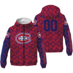custom montreal canadiens trellis mesh red windbreaker jacket best selling