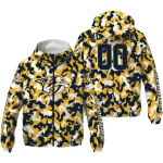 custom nashville predators camouflage mashup gold windbreaker jacket best selling