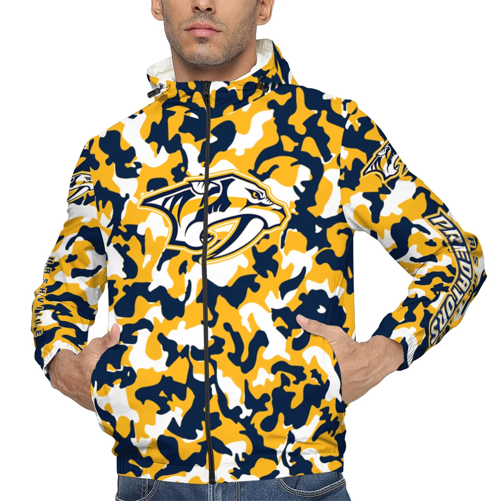 custom nashville predators camouflage mashup gold windbreaker jacket top rated custom nashville predators camouflage mashup gold windbreaker jacket top rated