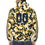 custom nashville predators camouflage mashup gold windbreaker jacket best selling