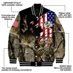 custom nashville predators patriot deer camouflage varsity jacket best selling