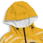 custom nashville predators pattern layers gold windbreaker jacket best selling