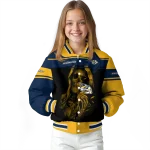 custom nashville predators reaper hands gold black varsity jacket best selling
