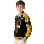 custom nashville predators reaper hands gold black varsity jacket best selling