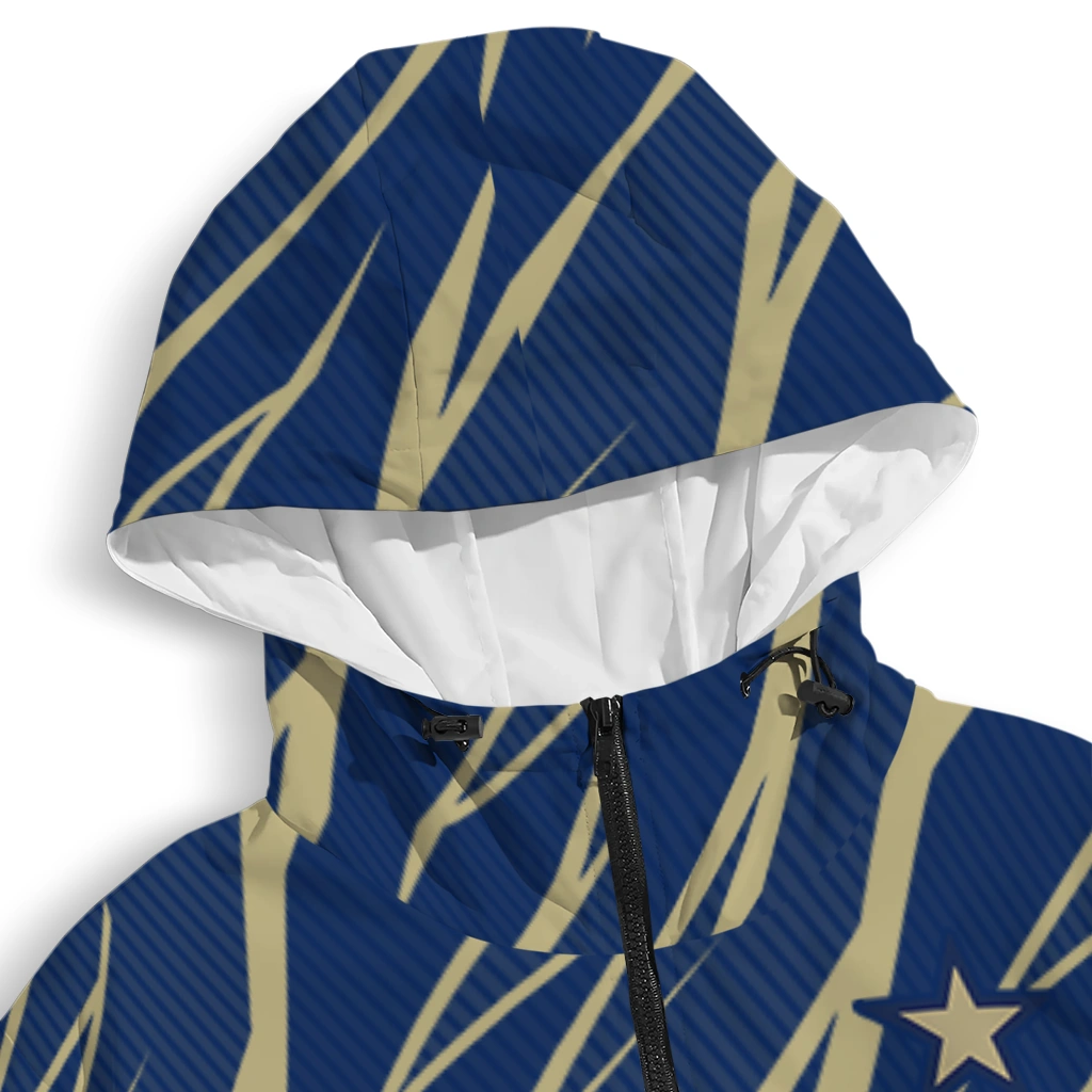 custom navy midshipmen abstract streaks blue windbreaker jacket premium grade custom navy midshipmen abstract streaks blue windbreaker jacket premium grade