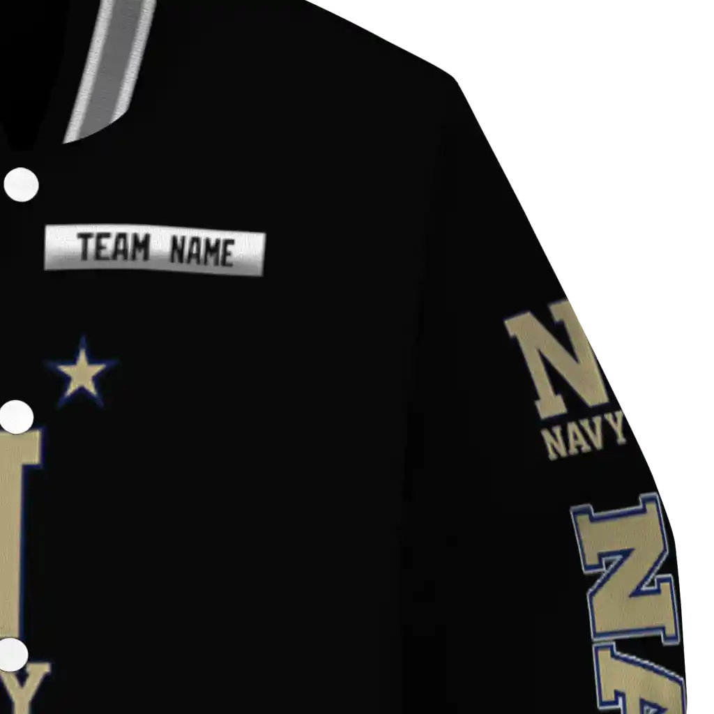 custom navy midshipmen american flag skull black varsity jacket premium grade custom navy midshipmen american flag skull black varsity jacket premium grade