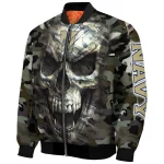 custom navy midshipmen camouflage skull camouflage bomber jacket best selling