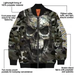custom navy midshipmen camouflage skull camouflage bomber jacket best selling
