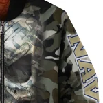 custom navy midshipmen camouflage skull camouflage bomber jacket best selling