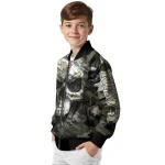 custom navy midshipmen camouflage skull camouflage bomber jacket best selling