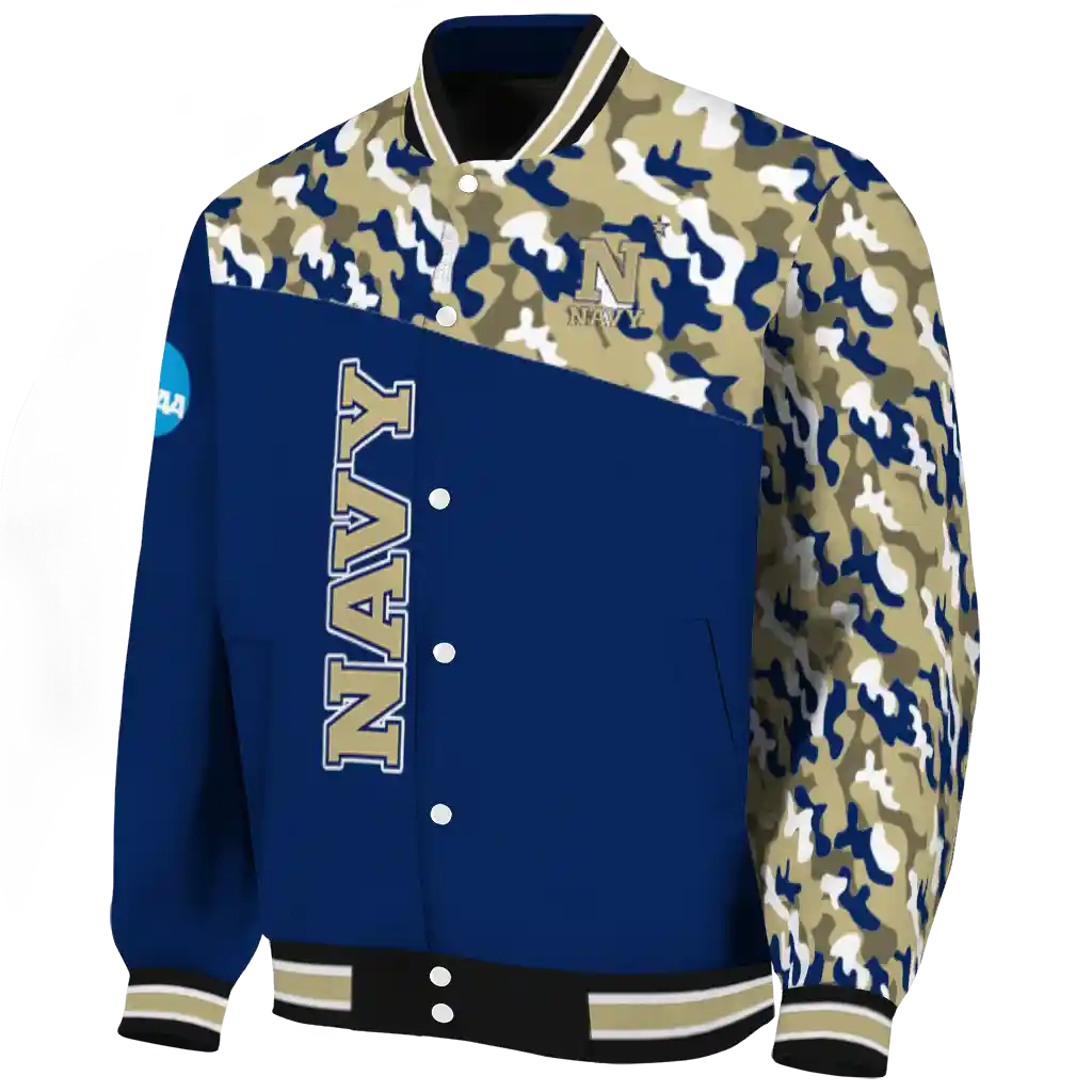 custom navy midshipmen camouflage splash blue varsity jacket best selling custom navy midshipmen camouflage splash blue varsity jacket best selling