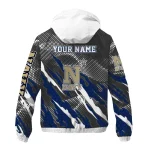 custom navy midshipmen claw mesh blue gray windbreaker jacket best selling