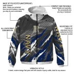 custom navy midshipmen claw mesh blue gray windbreaker jacket best selling