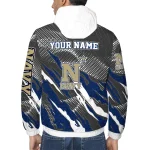 custom navy midshipmen claw mesh blue gray windbreaker jacket best selling