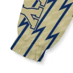 custom navy midshipmen lightning strike grid blue windbreaker jacket best selling