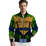 custom navy midshipmen turtle armor bomber jacket best selling