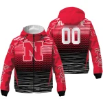 custom nebraska cornhuskers pattern layers red windbreaker jacket best selling