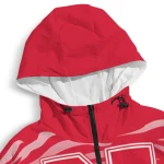 custom nebraska cornhuskers pattern layers red windbreaker jacket best selling
