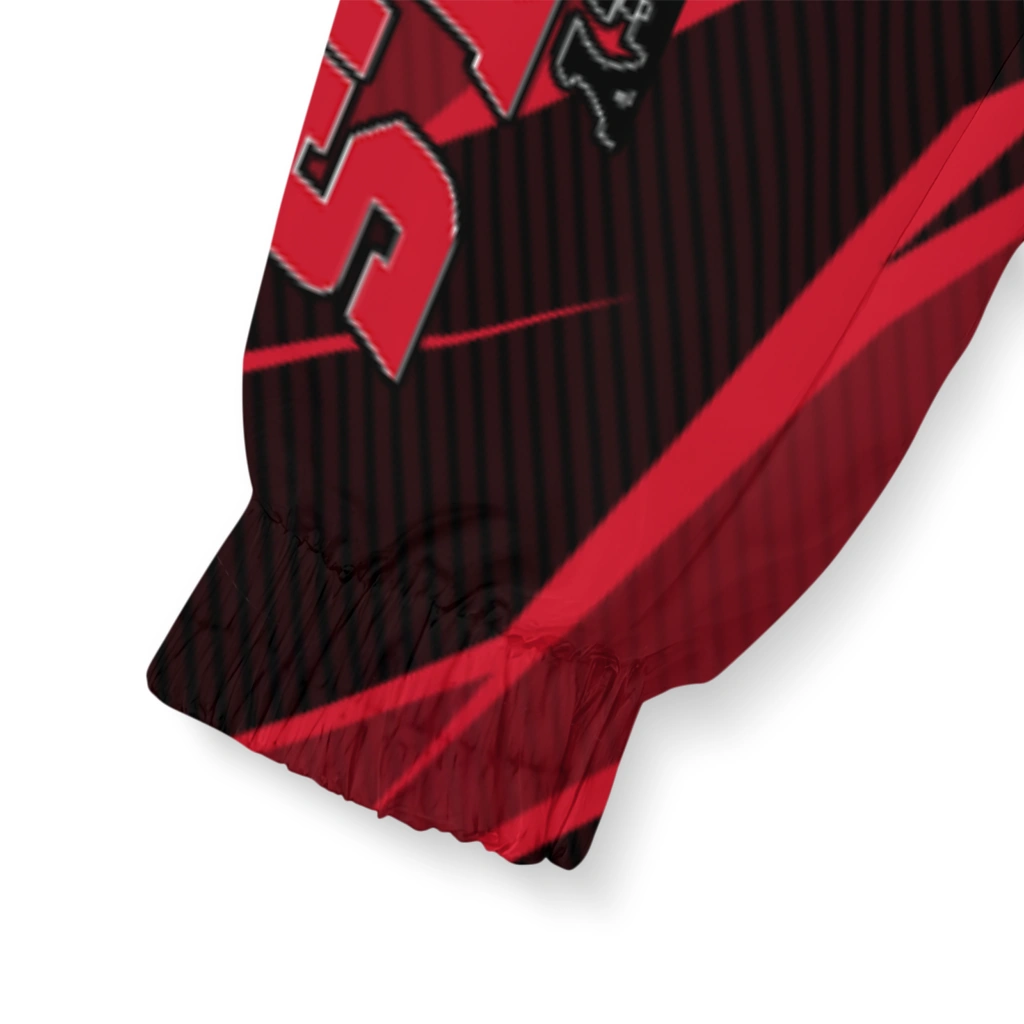 custom new jersey devils abstract streaks red windbreaker jacket latest model custom new jersey devils abstract streaks red windbreaker jacket latest model