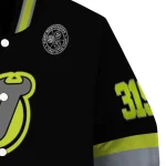 custom new jersey devils heartbeat accent black green varsity jacket best selling