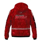 custom new jersey devils shards cluster red windbreaker jacket best selling