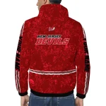 custom new jersey devils shards cluster red windbreaker jacket best selling