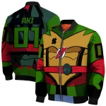 custom new jersey devils turtle armor bomber jacket best selling