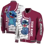 custom new mexico state aggies stitch laughing crimson varsity jacket best selling