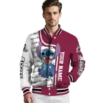 custom new mexico state aggies stitch laughing crimson varsity jacket best selling