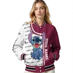 custom new mexico state aggies stitch laughing crimson varsity jacket best selling