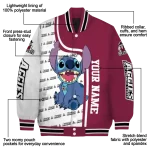 custom new mexico state aggies stitch laughing crimson varsity jacket best selling