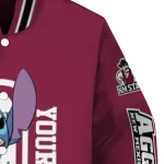 custom new mexico state aggies stitch laughing crimson varsity jacket best selling