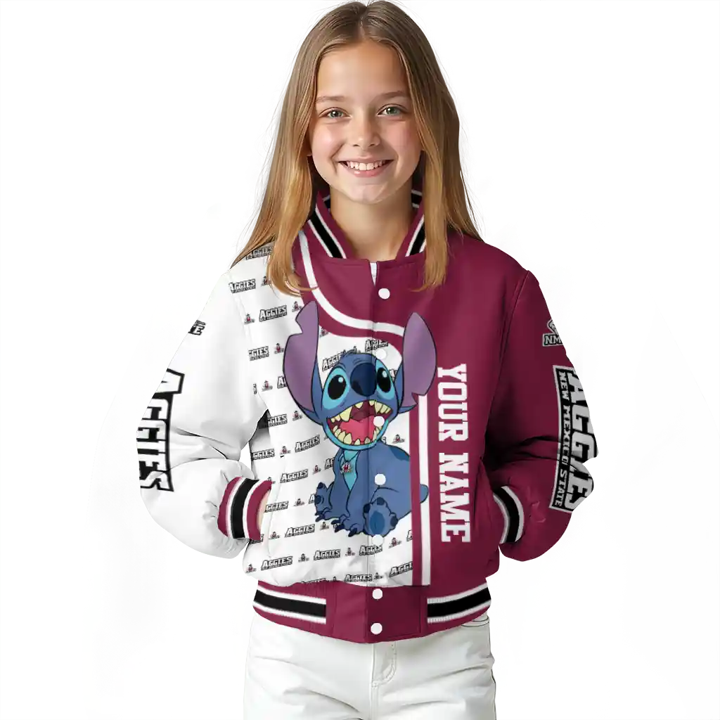 custom new mexico state aggies stitch laughing crimson varsity jacket top rated custom new mexico state aggies stitch laughing crimson varsity jacket top rated