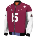 custom new mexico state aggies team patch crimson bomber jacket best selling