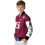 custom new mexico state aggies team patch crimson bomber jacket best selling
