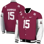 custom new mexico state aggies team patch crimson varsity jacket best selling