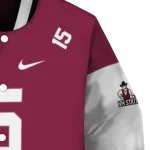 custom new mexico state aggies team patch crimson varsity jacket best selling