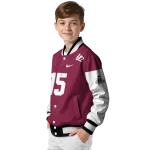 custom new mexico state aggies team patch crimson varsity jacket best selling