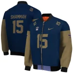 custom new orleans pelicans team patch navy bomber jacket best selling