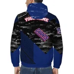 custom new york giants arrow matrix blue black windbreaker jacket best selling