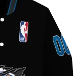 custom new york knicks claw edge black varsity jacket best selling