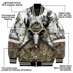 custom new york mets deer skull camouflage white varsity jacket best selling