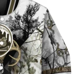 custom new york mets deer skull camouflage white varsity jacket best selling