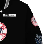 custom new york yankees american flag skull black varsity jacket best selling