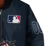 custom new york yankees claw gash navy bomber jacket best selling
