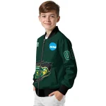 custom north dakota state bison claw mark green bomber jacket best selling